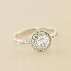 AGATHA FR Bague Fine IMPERIAL - Cristal / Argenté