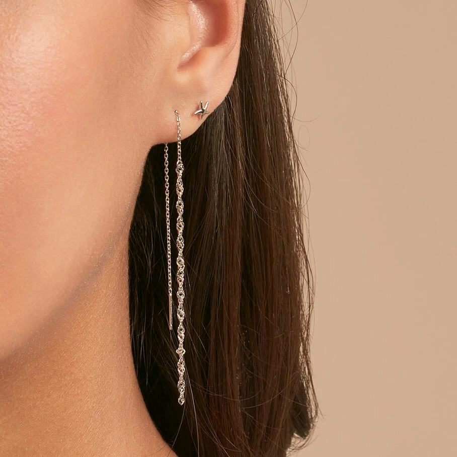 AGATHA FR Piercing Puce TWISTED - Argenté – Image 2