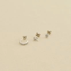 AGATHA FR Piercing Puce PARADIS - Cristal / Argenté