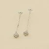 AGATHA FR Boucles D'oreilles Pendantes BELOVED - Cristal / Argenté