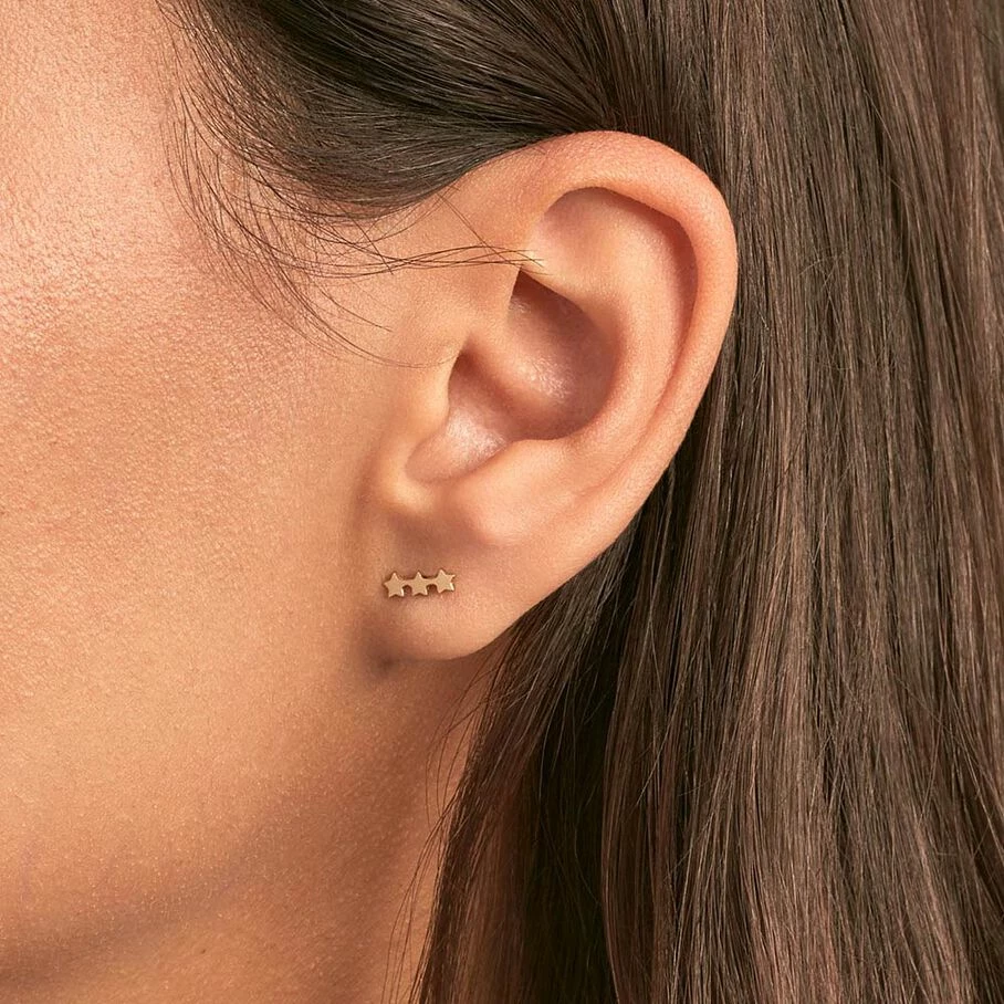 AGATHA FR Piercing Puce TRIOSTAR - Doré – Image 2