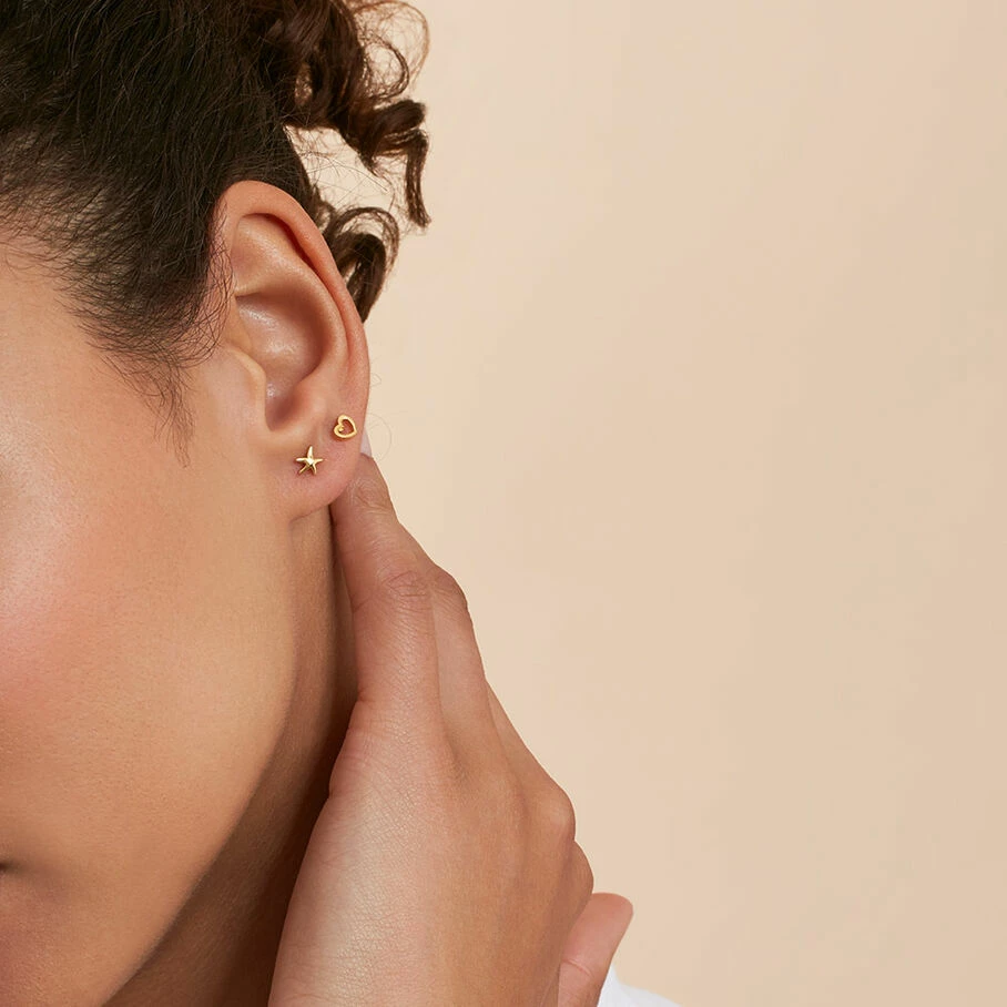 AGATHA FR Piercing Puce ESTREMAR - Doré – Image 2