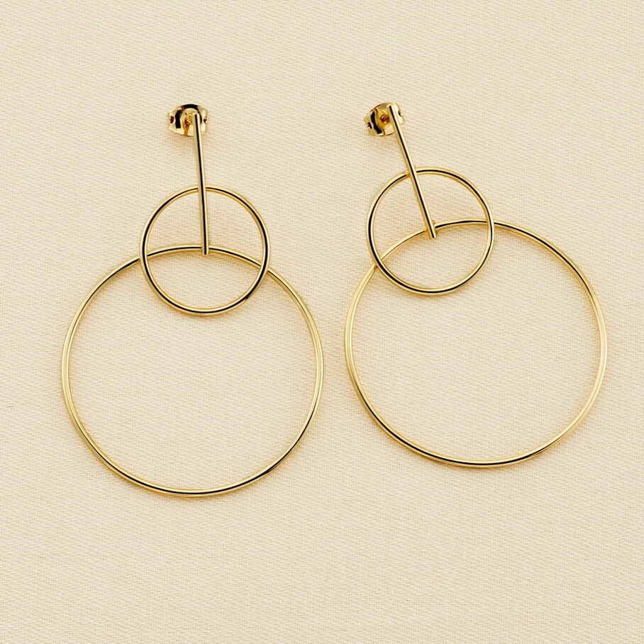 AGATHA FR Boucles D'oreilles Pendantes CASSINI - Doré