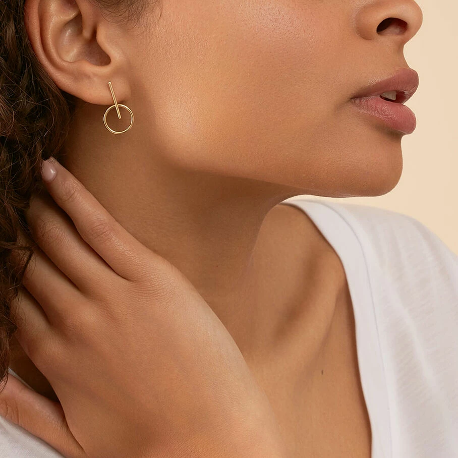 AGATHA FR Boucles D'oreilles Pendantes PHILRING - Doré – Image 2