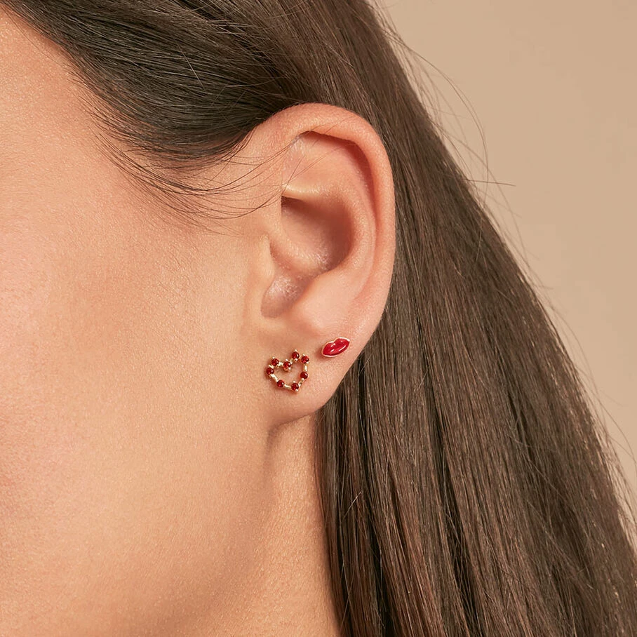 AGATHA FR Piercing Puce CONSTEL - Rouge / Doré – Image 2