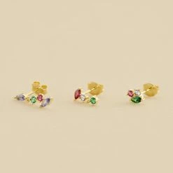 AGATHA FR Piercing Puce AMAS - Multicolore / Doré