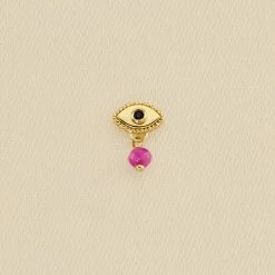 AGATHA FR Piercing Puce MIX& MATCH - Multicolore / Doré