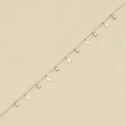 AGATHA FR Bracelet Souple LUNITAS - Cristal / Argenté