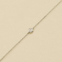 AGATHA FR Bracelet Souple BRILLANT - Cristal / Argenté