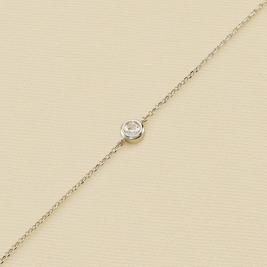 AGATHA FR Bracelet Souple BRILLANT - Cristal / Argenté