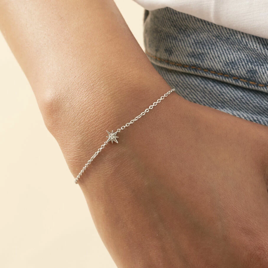 AGATHA FR Bracelet Souple OURSE - Cristal / Argenté – Image 2