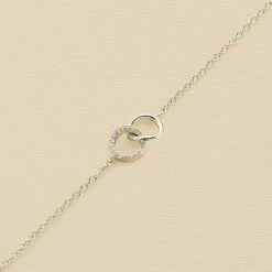 AGATHA FR Bracelet Souple RONDOU - Cristal / Argenté