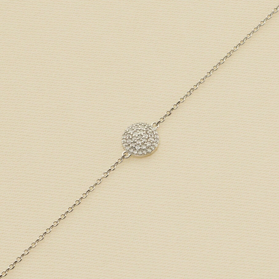 AGATHA FR Bracelet Souple CRISTAL - Cristal / Argenté