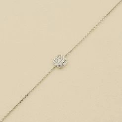 AGATHA FR Bracelet Souple GLORIA - Cristal / Argenté