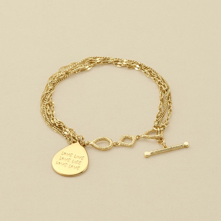 AGATHA FR Bracelet Souple NEBET - DorĂ© â Image 2