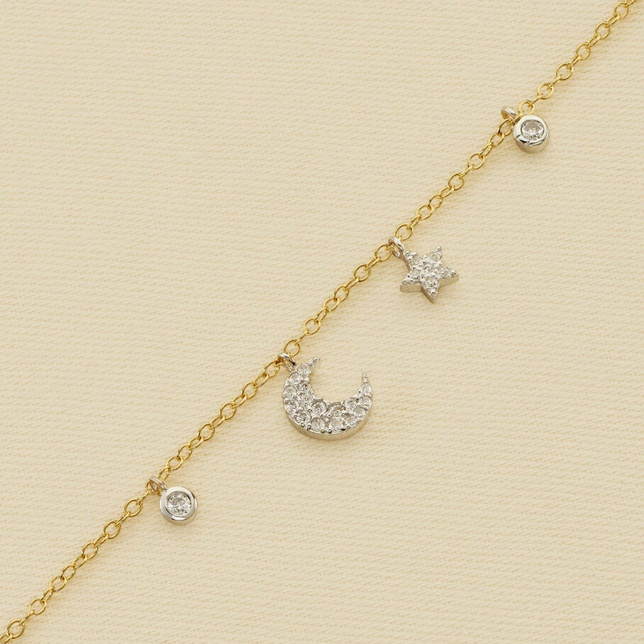 AGATHA FR Bracelet Souple SARA - Argenté / Doré