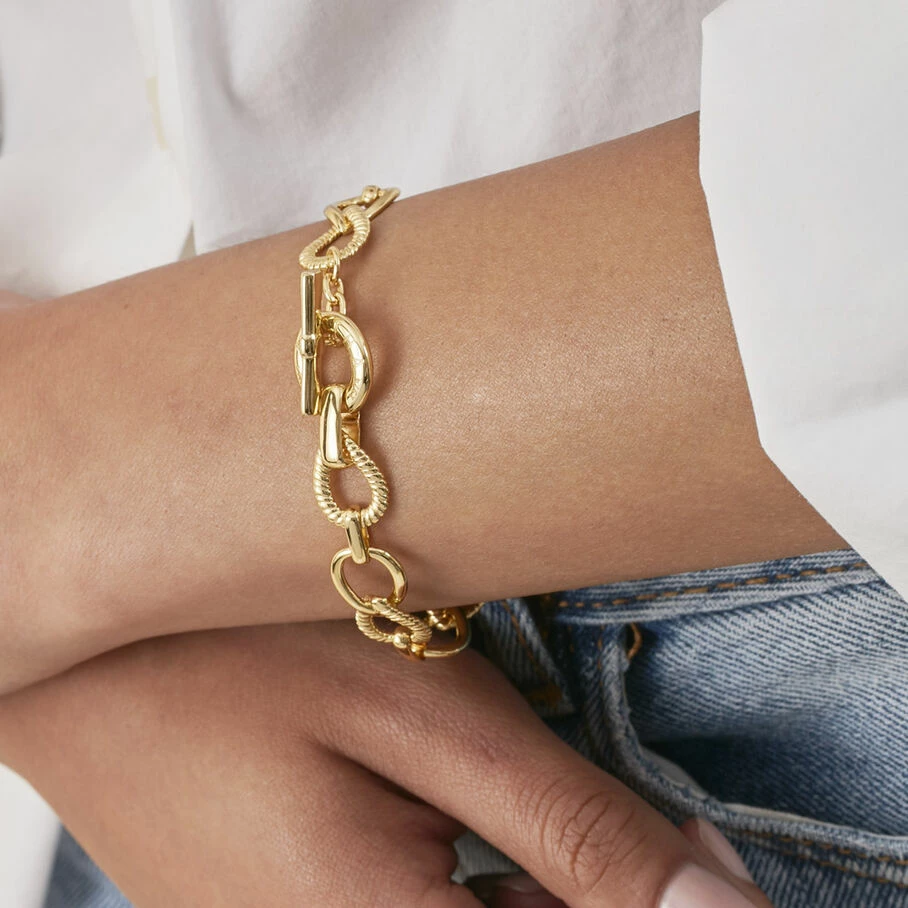 AGATHA FR Bracelet Souple HARMONIE - Doré – Image 2