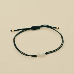 AGATHA FR Bracelet Cordon MASCOTTE - Argenté / Doré