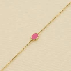 AGATHA FR Bracelet Souple ATMA - Nacre /rose