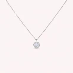 AGATHA FR Collier Ras Du Cou IMPERIAL - Cristal / Argenté