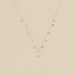 AGATHA FR Collier Ras Du Cou LUNITAS - Cristal / Argenté