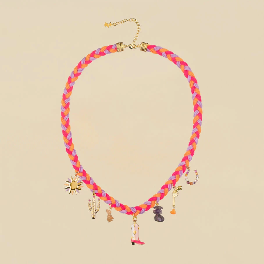 AGATHA FR Collier Ras Du Cou RODEO - Multicolore / DorĂ© â Image 2
