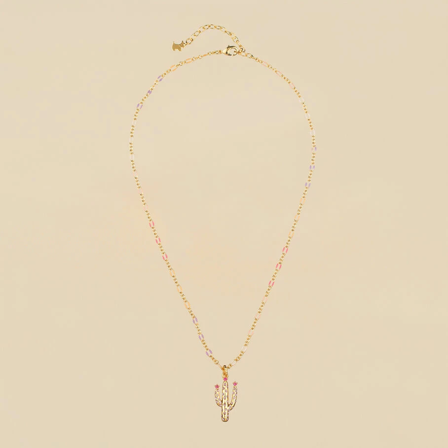 AGATHA FR Collier Ras Du Cou RODEO - Multicolore / Doré – Image 2