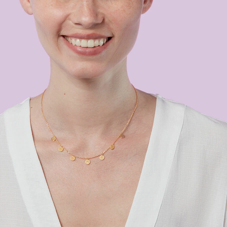 AGATHA FR Collier Ras Du Cou O'SOLEIL - Doré – Image 2