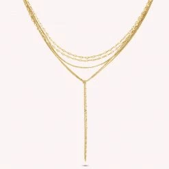 AGATHA FR Collier Mi-long NEBET - Doré