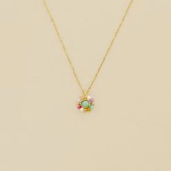 AGATHA FR Collier Ras Du Cou ARLEQUIN - Multicolore / Doré