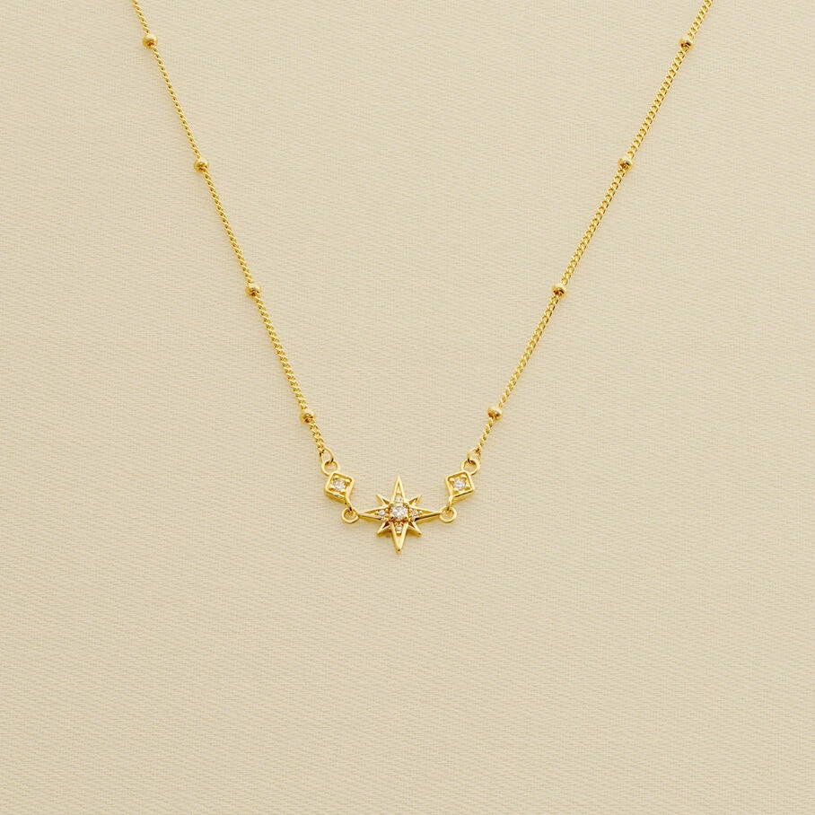 AGATHA FR Collier Ras Du Cou OURSE - Cristal / Doré