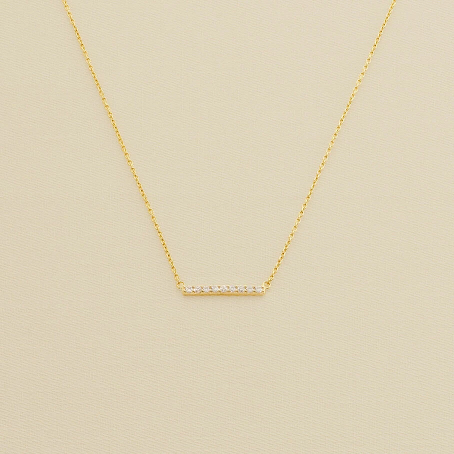 AGATHA FR Collier Ras Du Cou BARSHINE - Cristal / Doré