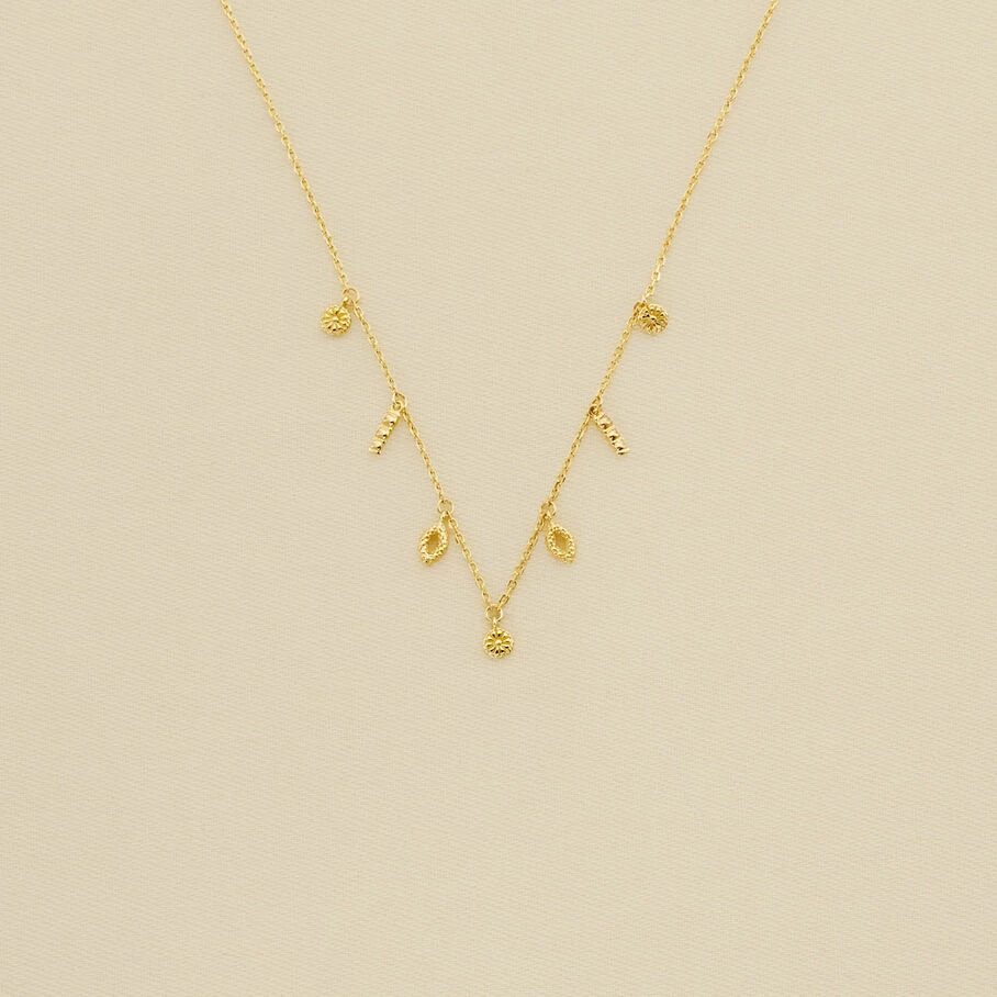 AGATHA FR Collier Ras Du Cou LUCKY EYE - Vert / DorĂ© â Image 2